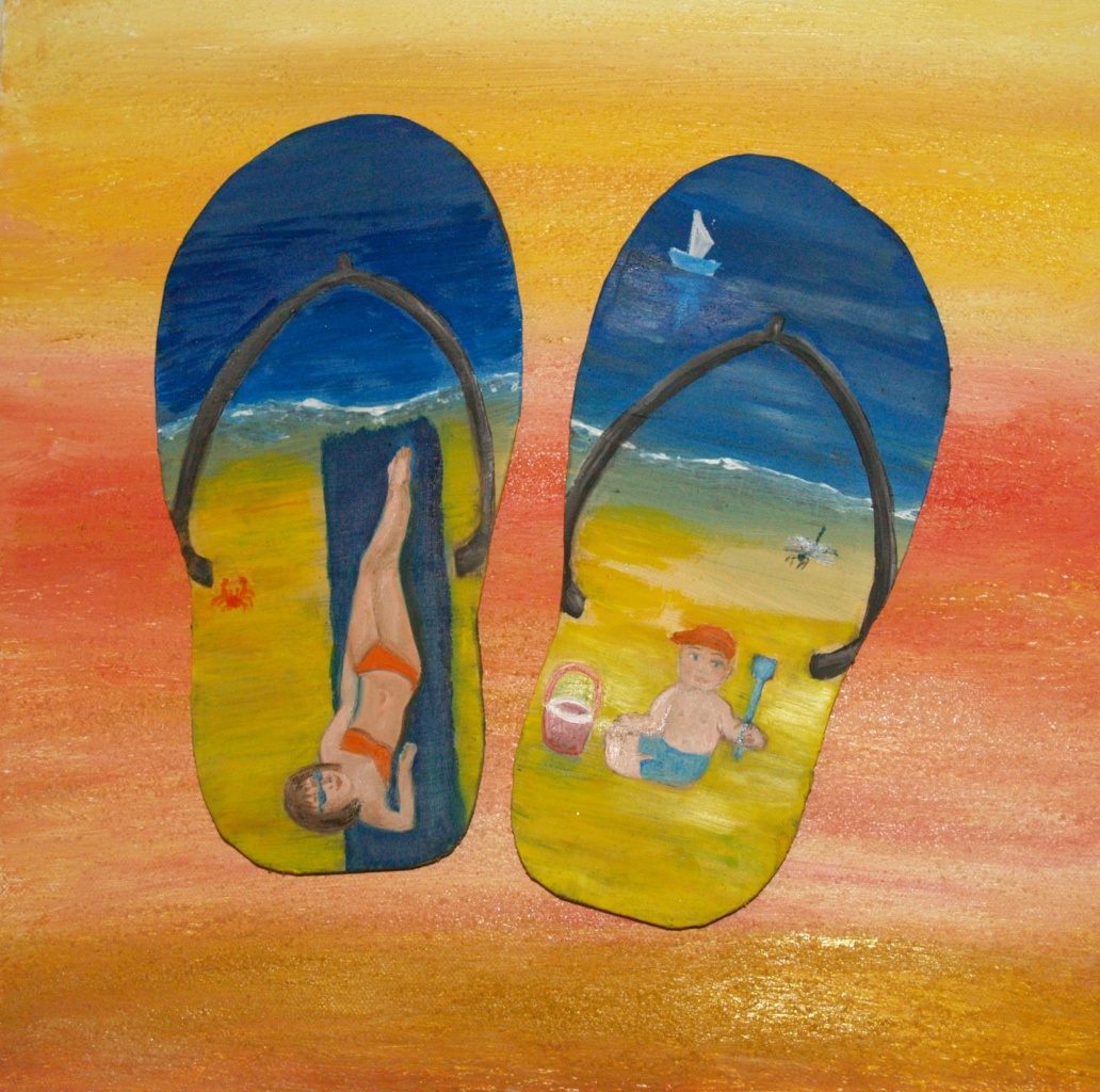 On sort les tongs :